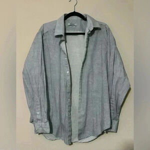Men’s DKNY Slim fit Button Down Dress Shirt Size Large